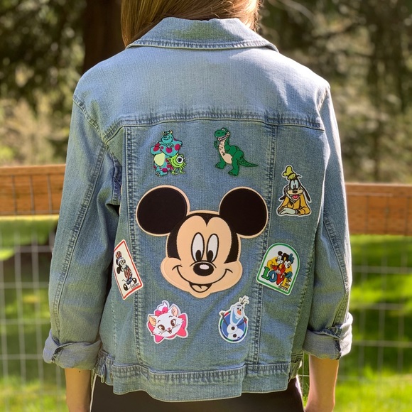 disney jean jacket patches